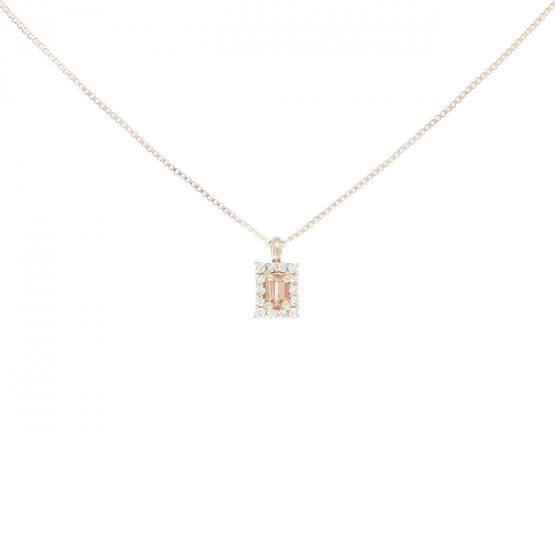 K18PG Sapphire Necklace 0.098CT - Hàng hiệu Authentic 860038