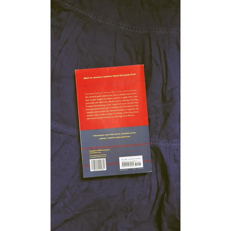 Robert’s Rules of Order Simplified & Applied - Robert McConnell Productions 760598