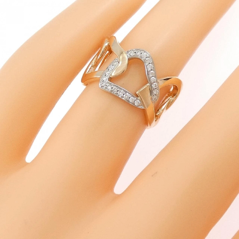 Nhẫn kim cương K18PG/K18WG - Hàng hiệu Authentic 852812