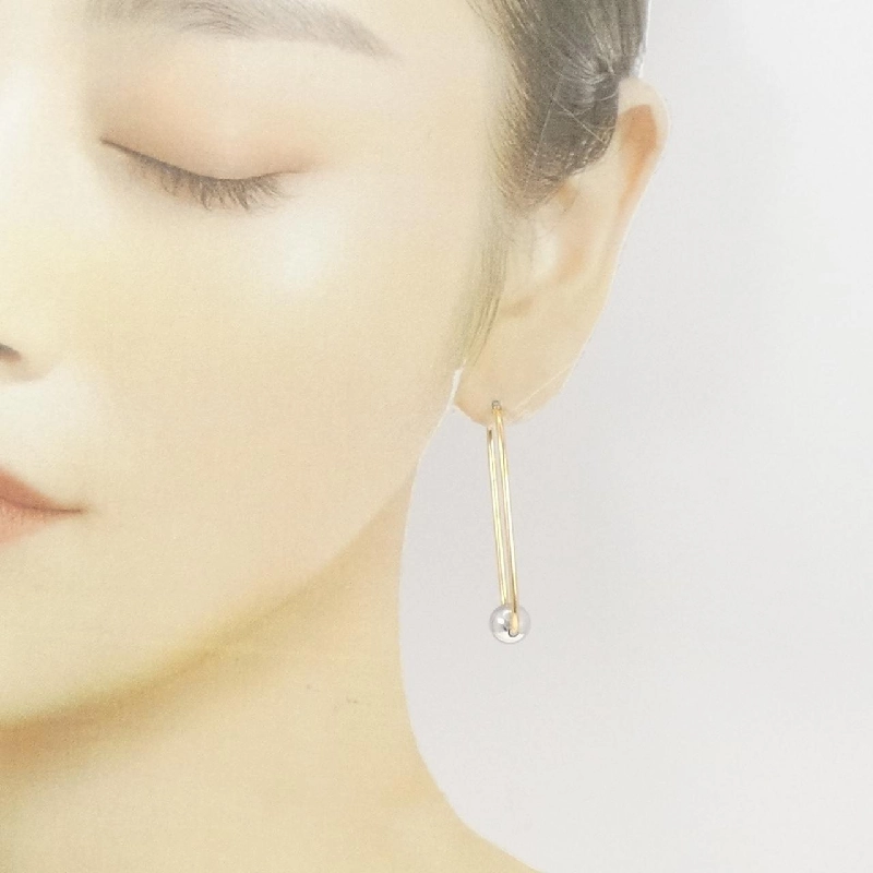 K18YG/K18WG Bông tai - Hàng hiệu Authentic 867335