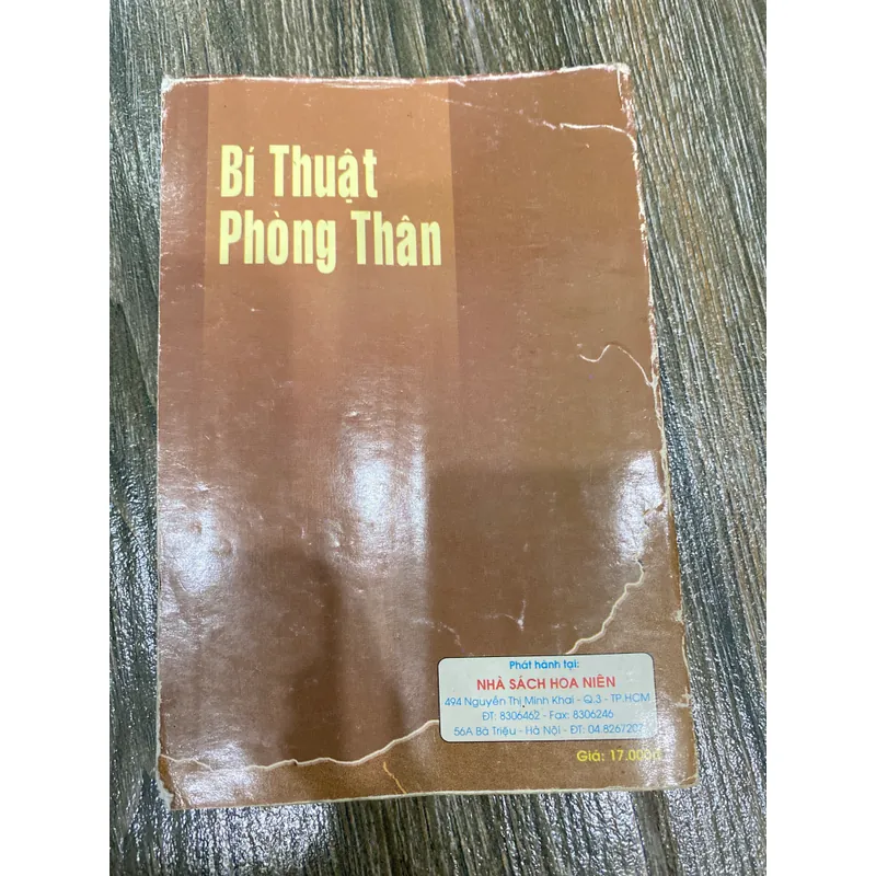 BÍ THUẬT PHÒNG THÂN**SÁCH CŨ CỔ QUÝ**TẶNG QUÀ 0Đ FREESHIP KHI MUA CÙNG SẢN PHẨM KHÁC 606271