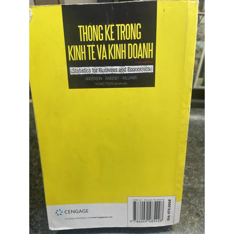 Thống kê trong kinh tế và kinh doanh Anderson Sweeney Williams 737815