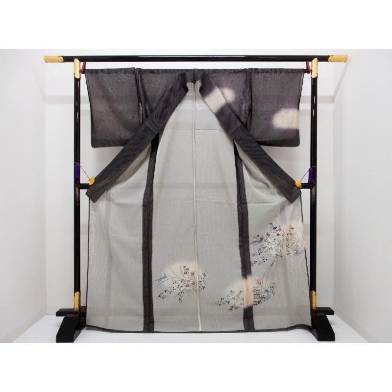 Áo kimono đơn lớp phối lưới - Bộ 2 món áo kimono và áo lót 876734