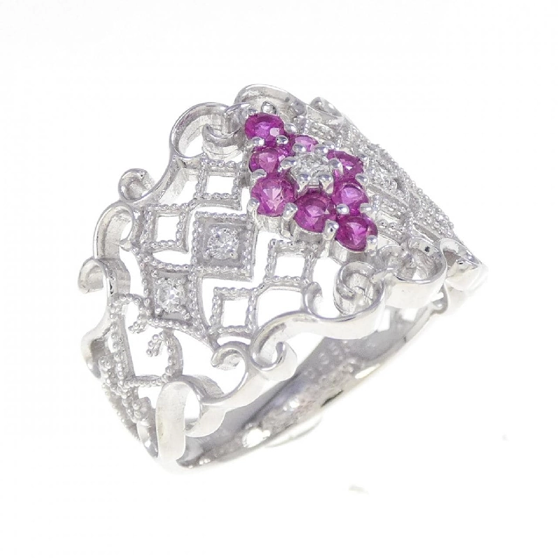 Nhẫn Sapphire K18WG 0.35CT 668181