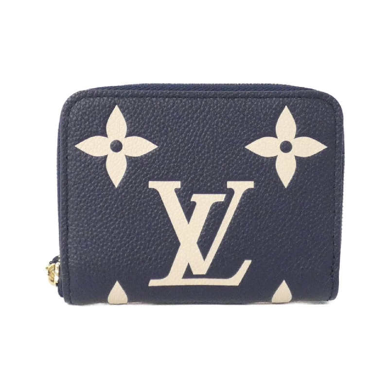 Ví tiền xu Louis Vuitton hai màu Monogram Empreinte Zippy M83606 - Hàng hiệu Authentic 806234