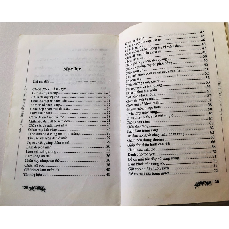 215 CÁCH LÀM ĐẸP BẰNG RAU CỦ QUẢ  - 142 trang, nxb: 2008 361142
