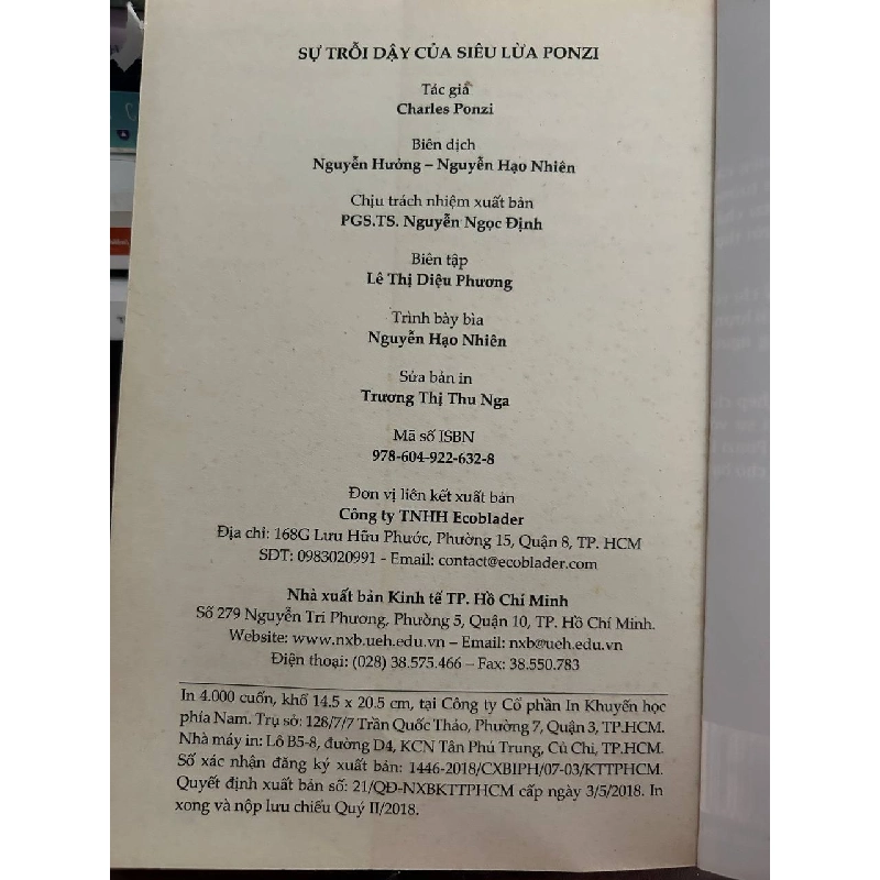 Sự Trỗi Dậy Của Siêu Lừa Ponzi - Charles Ponzi - Charles Ponzi 1008233