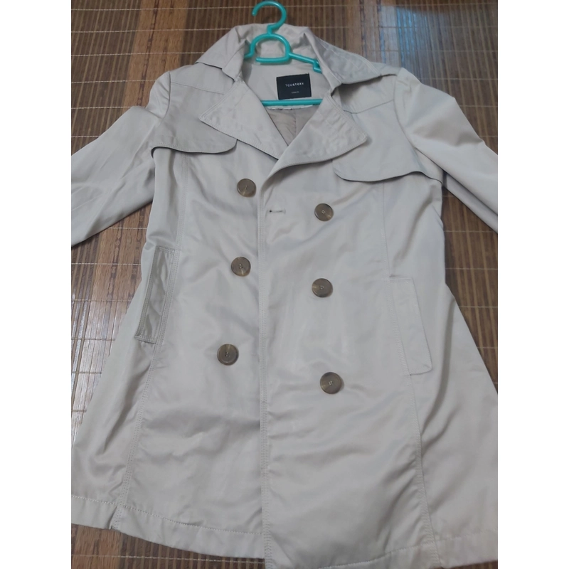 Áo khoác măng tô màu ghi tốt size XL 549643