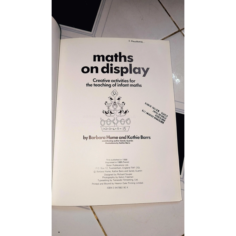 Maths on Display - Sách toán tiếng Anh (khổ lớn, giấy láng) 470391