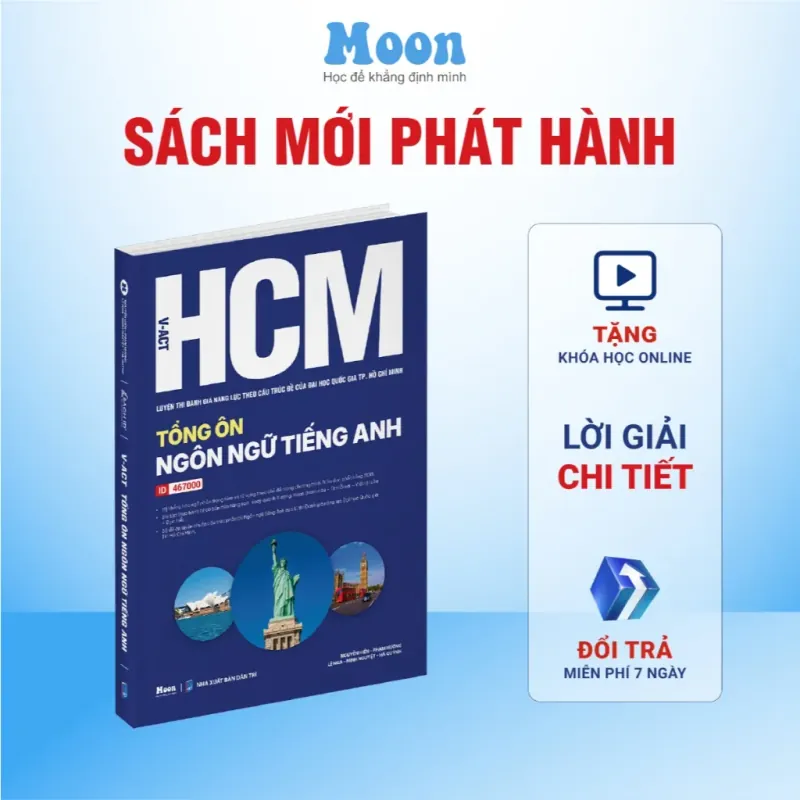 VACT Luyện thi Đánh giá năng lực ĐHQG Tp.HCM - Tổng ôn Ngôn ngữ Tiếng Anh 925903