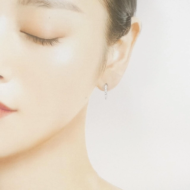 Bông tai kim cương PT900 dạng vòng 0.30CT - Hàng hiệu chính hãng 868203