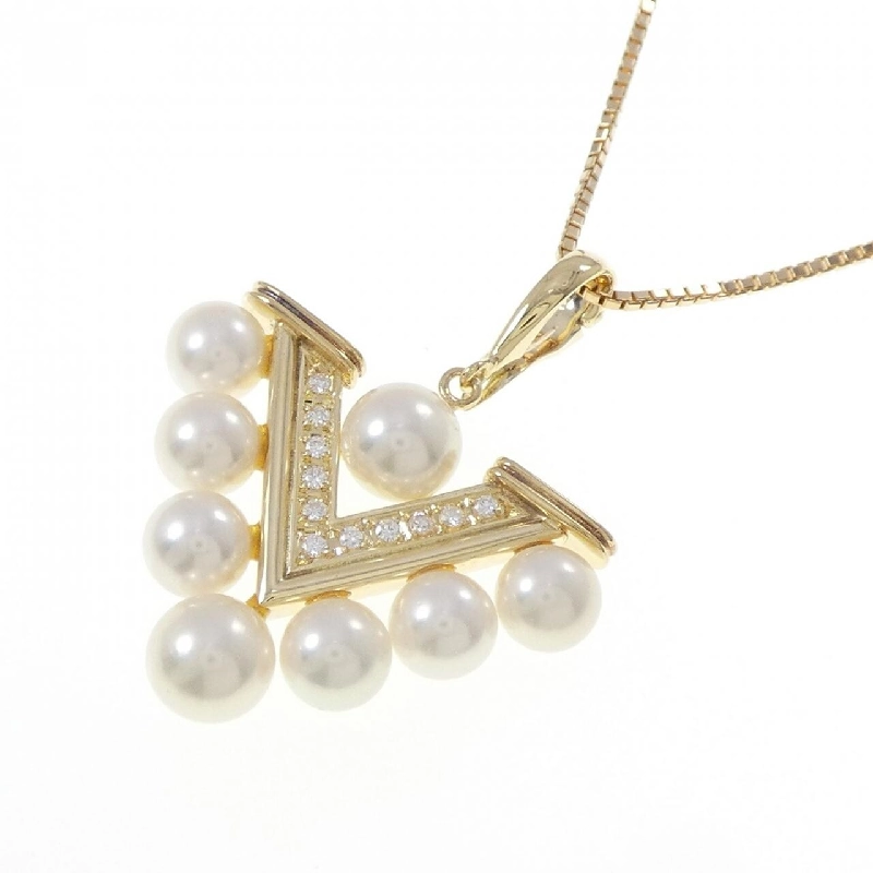 K18YG Ngọc trai Akoya Dây chuyền - Hàng hiệu Chính hãng 856365