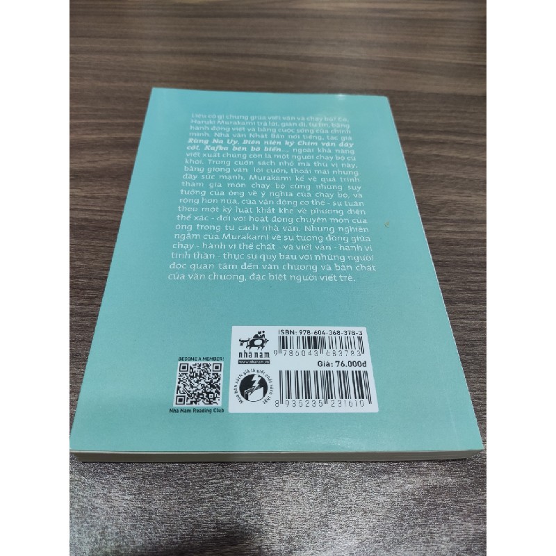 Tôi nói gì khi nói về chạy bộ - Haruki Murakami như mới, sách chính hãng, như mới 49407