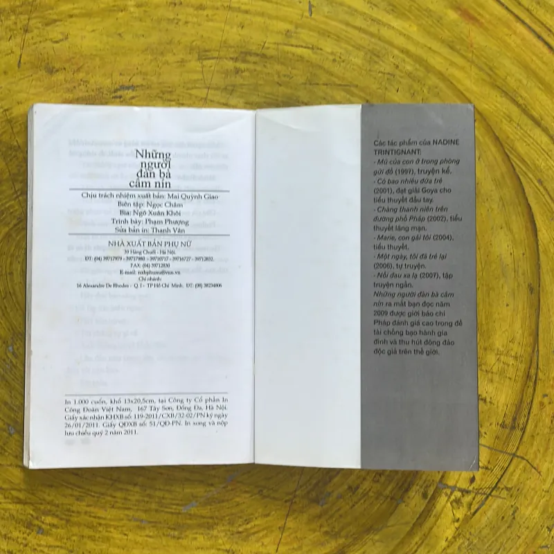 NHỮNG NGƯỜI ĐÀN BÀ CÂM NÍN - NADINE TRINTIGNANT 1031349