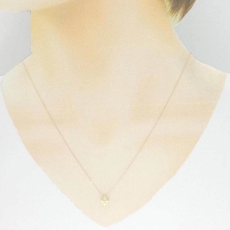 K18YG Dây chuyền kim cương 0.02CT - Hàng hiệu Authentic 865155