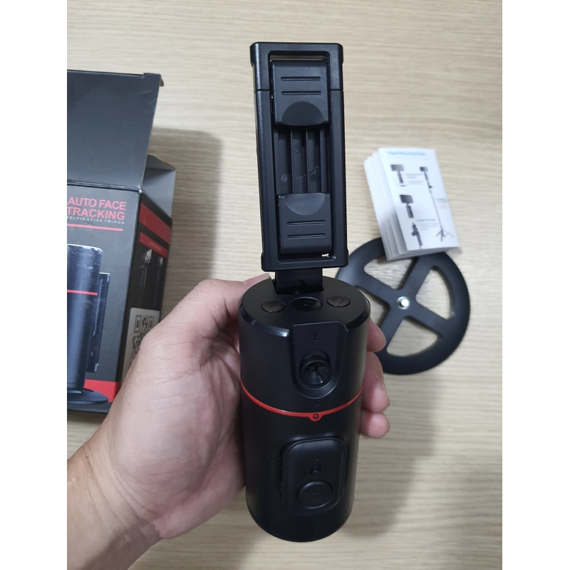 Gimbal điện thoại xoay 360 P02 xoay theo khuôn mặt, kèm remote 529113