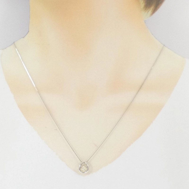 PT900/K18YG/PT850 Dây chuyền kim cương hình móng ngựa 0.40CT - Hàng hiệu Chính hãng 859040