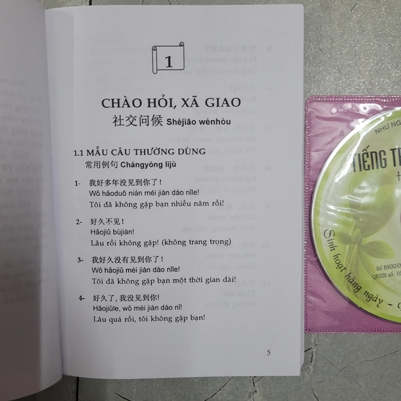 Tiếng Trung xã giao + CD 549037