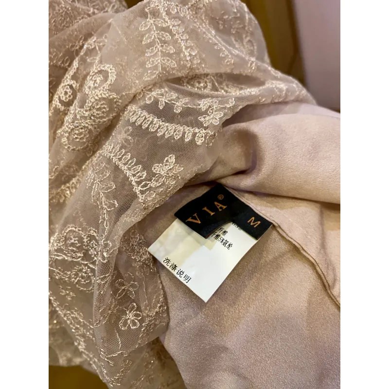 Váy đầm zen cao cấp màu tro của hoa hồng bling bling siêu yêu Size M 970878