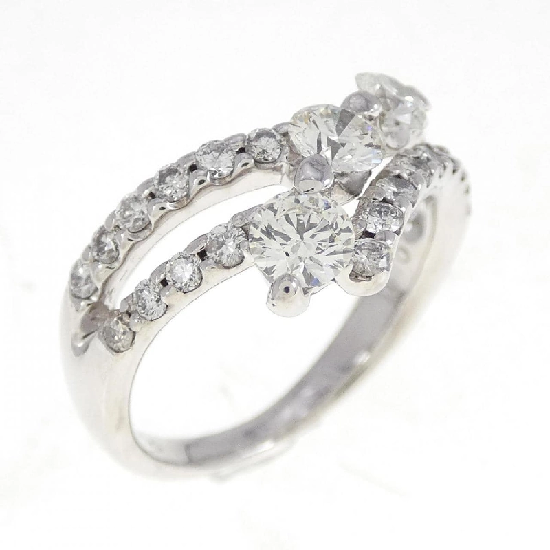 Nhẫn kim cương K18WG 0.656CT - Hàng hiệu Authentic 856043