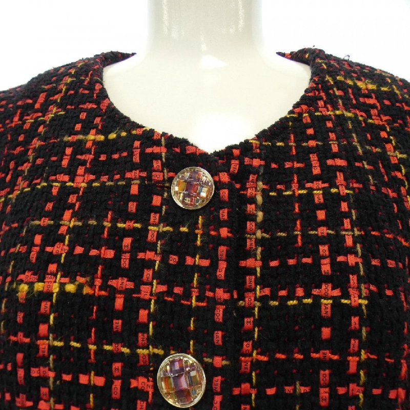 【Mã giảm giá】Áo khoác không cổ CHANEL 642162