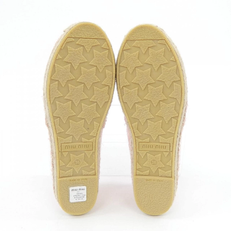 Giày espadrillas spugna logo MIU MIU 5S746D - Hàng hiệu chính hãng 829576