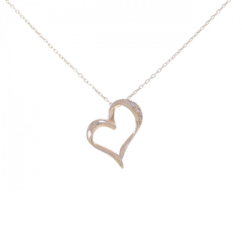 K10PG Dây chuyền kim cương hình trái tim - Hàng hiệu Chính hãng 857736