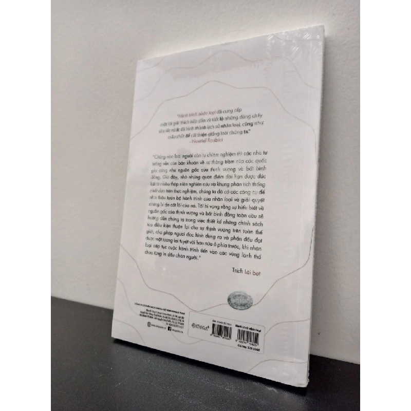 Hành Trình Nhân Loại Nguồn Gốc Của Thịnh Vượng Và Bất Bình Đẳng ( Bìa mềm) - Oded Galor New 100% HCM.ASB0703 911063