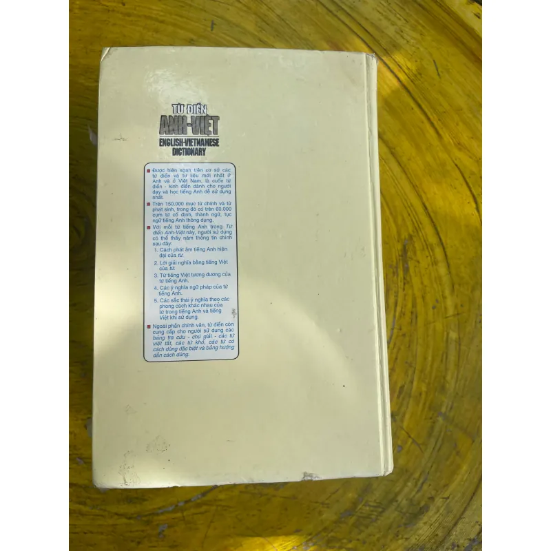 TỪ ĐIỂN ANH - VIỆT ENGLISH- VIETNAMESE DICTIONARY 2002 730683