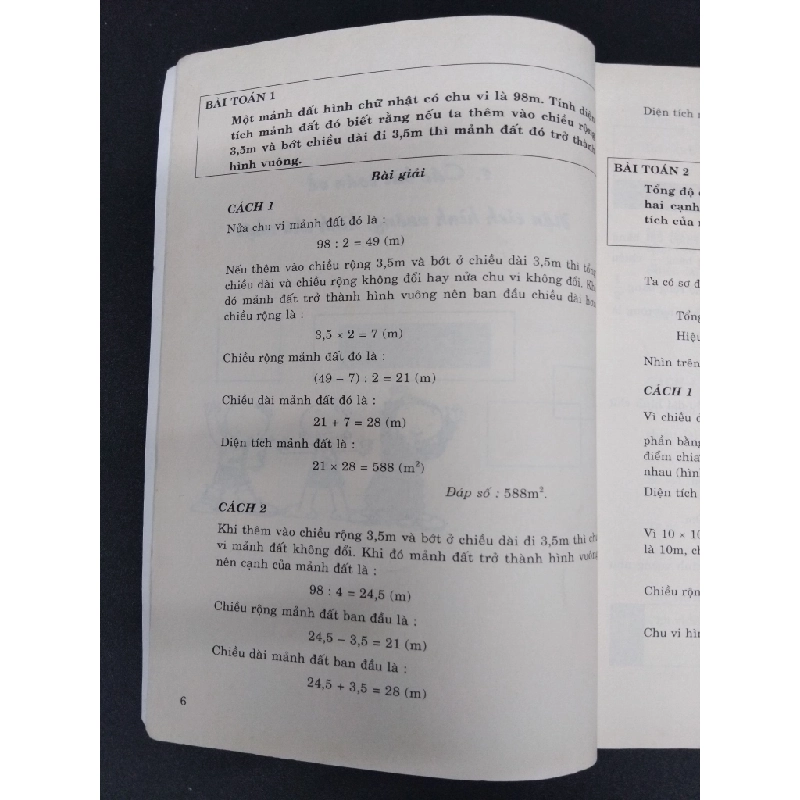 Giải bằng nhiều cách các bài toán hình học 5 mới 70% ố vàng 2018 HCM2608 TS. Trần Thị Kim Cương GIÁO TRÌNH, CHUYÊN MÔN 246994