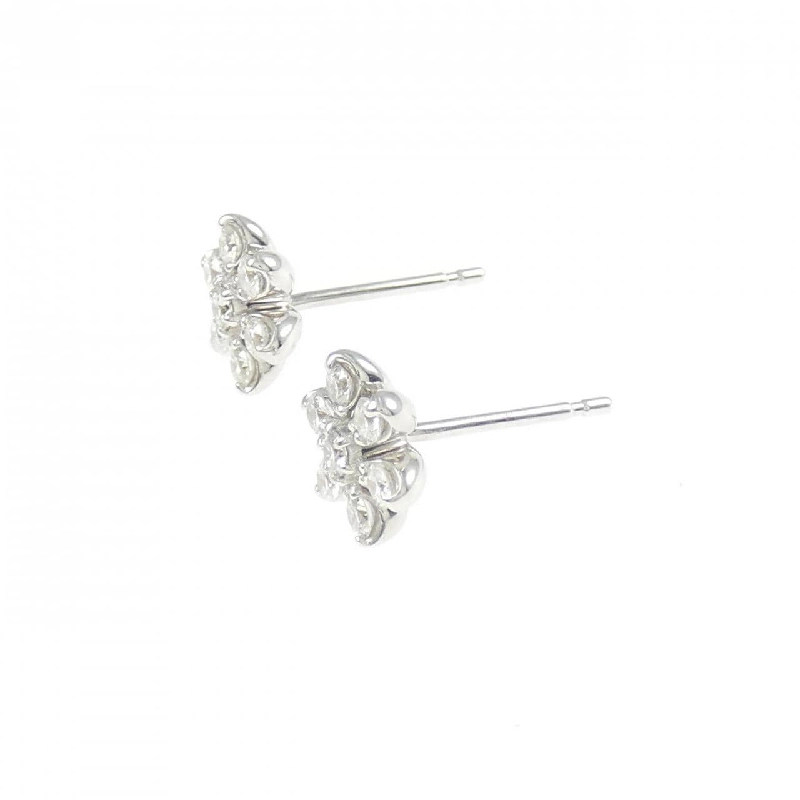 K18WG Bông tai Kim cương Hoa 0.34CT - Hàng hiệu Chính hãng 869406