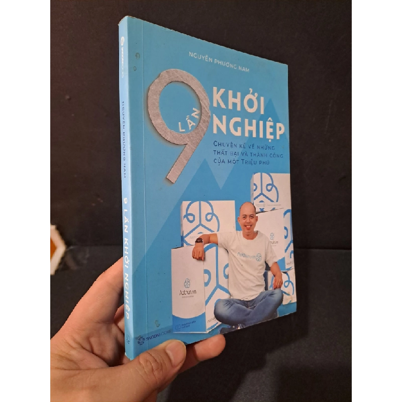 9 lần khởi nghiệp mới 80% bẩn nhẹ, tróc gáy nhẹ, có chữ ký tác giả 2021 Nguyễn Phương Nam HCM1804 MARKETING KINH DOANH Blogmeo 27525 464617