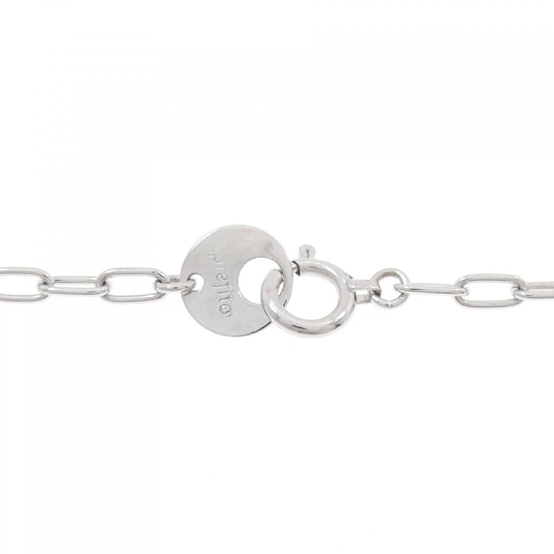 K18WG Dây chuyền đá màu hồng - Hàng hiệu Authentic 856613