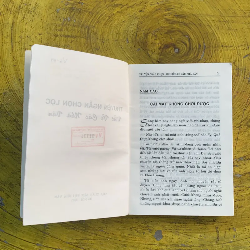 TRUYỆN NGẮN CHỌN LỌC VIẾT VỀ CÁC VĂN  790759