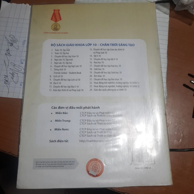 Sách giáo khoa môn Hóa Học lớp 10 chân trời sáng tạo 276515