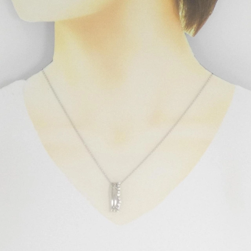 Dây chuyền kim cương Tasaki 0.16CT - Hàng hiệu Chính hãng 842825