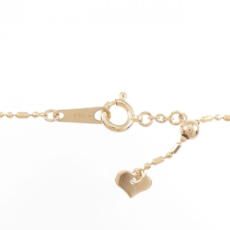 K18PG Mặt Dây Chuyền Hình Trái Tim Đá Màu - Hàng hiệu Chính hãng 858961