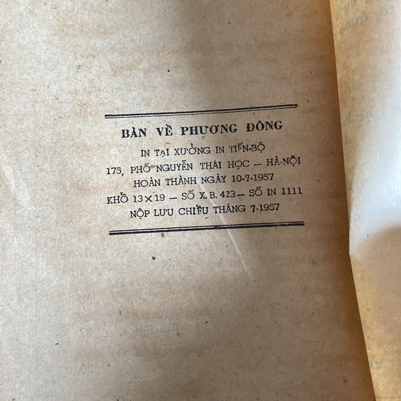 BÀN VỀ PHƯƠNG ĐÔNG - V.LÊ NIN 474595