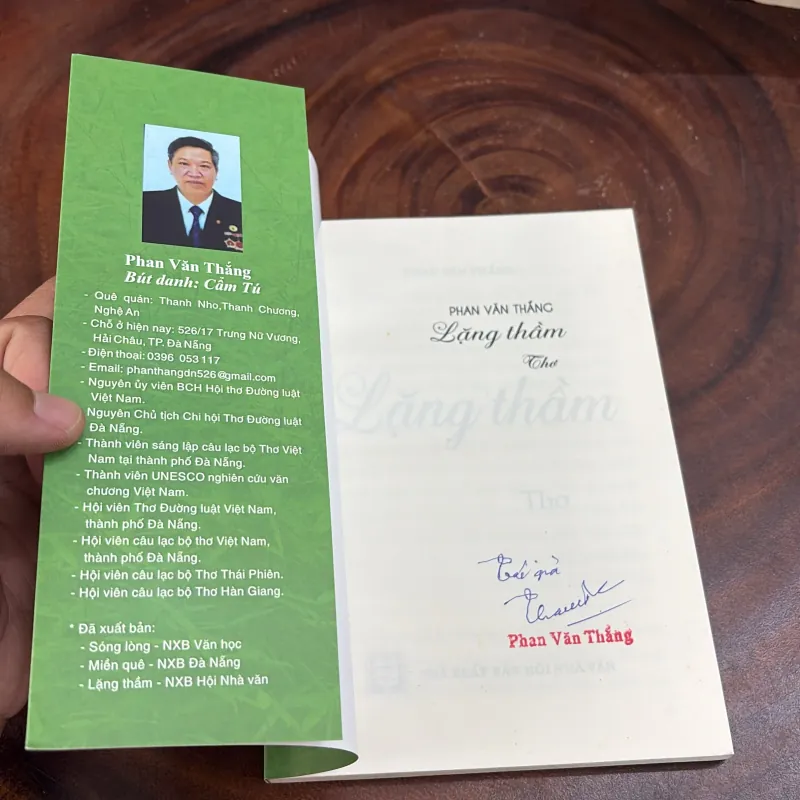 [Chữ Ký Tác Giả] - II Thơ: Lặng Thầm - Phan Văn Thắng - 2023 999252
