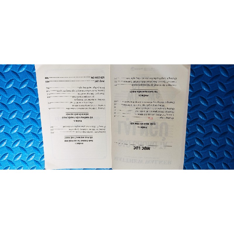 Sao chúng ta lại ngủ - tác giả Matthew Walker 22381