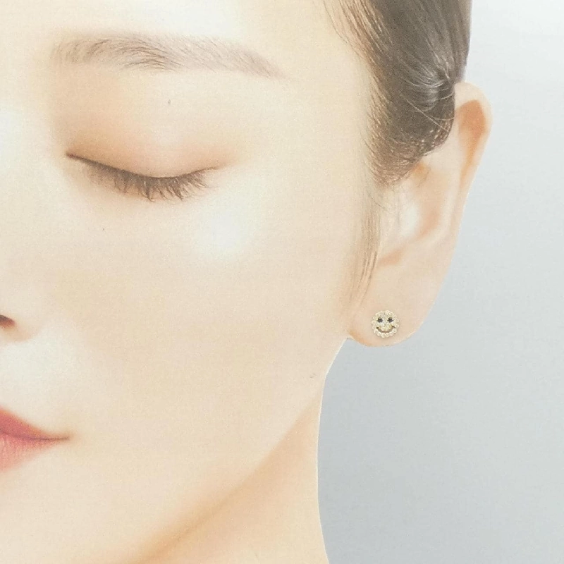 Bông tai kim cương K18YG 0.26CT - Hàng hiệu chính hãng 870212