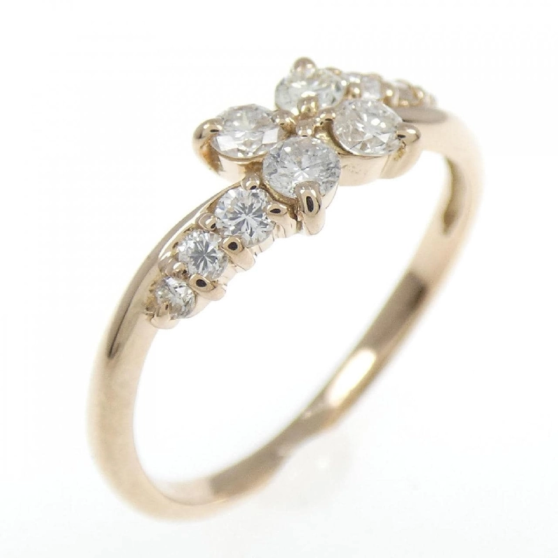 Nhẫn kim cương hoa K18PG 0.30CT 673079