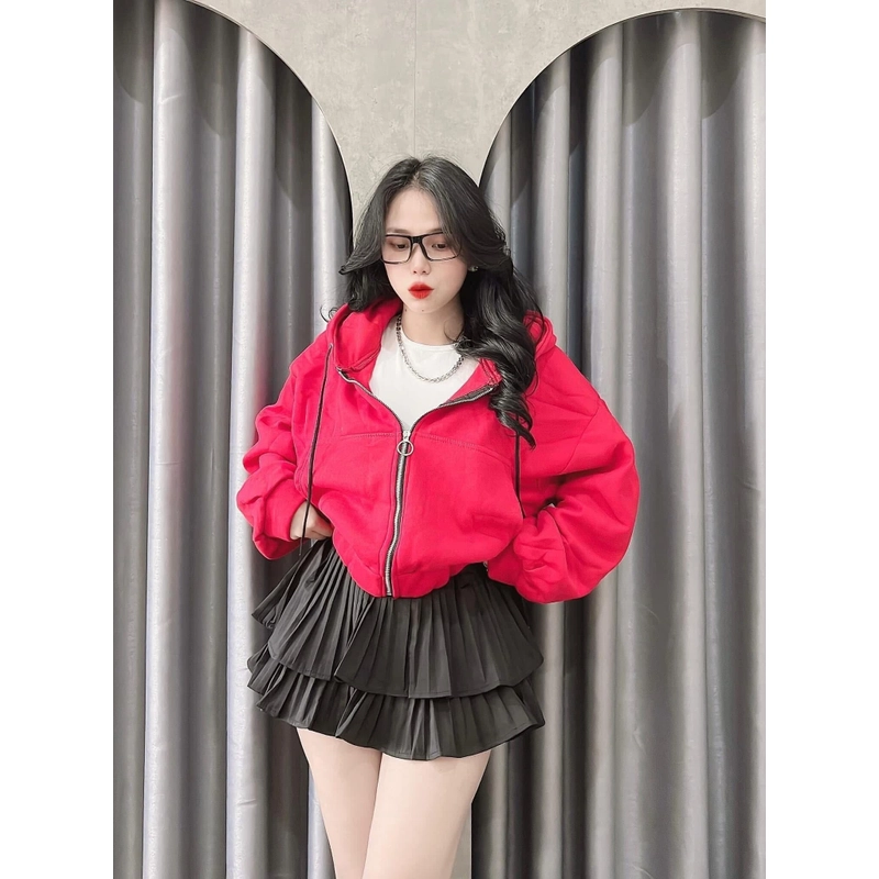 Áo khoác nỉ hoodie dây kéo hàng mới  379052