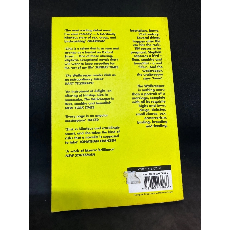 The Wallcreeper - Nell Zink, 2014, mới 70% (ố vàng) SBM.VH0812 912738