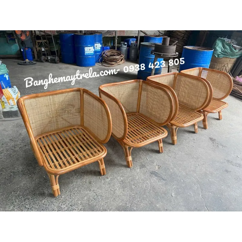Ghế sofa mây vuông lưới mắt cáo 597721