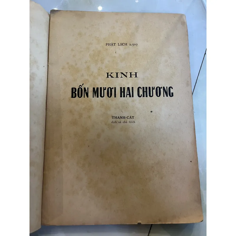 KINH BỐN MƯƠI HAI CHƯƠNG - THANH CÁT 779122