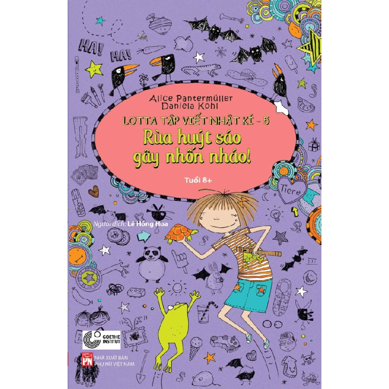 Lotta tập viết nhật kí Tập 5 - Rùa huýt sáo gây nhốn nháo - Alice Pantermuller Daniela Kohi STB3233 Văn học 534895