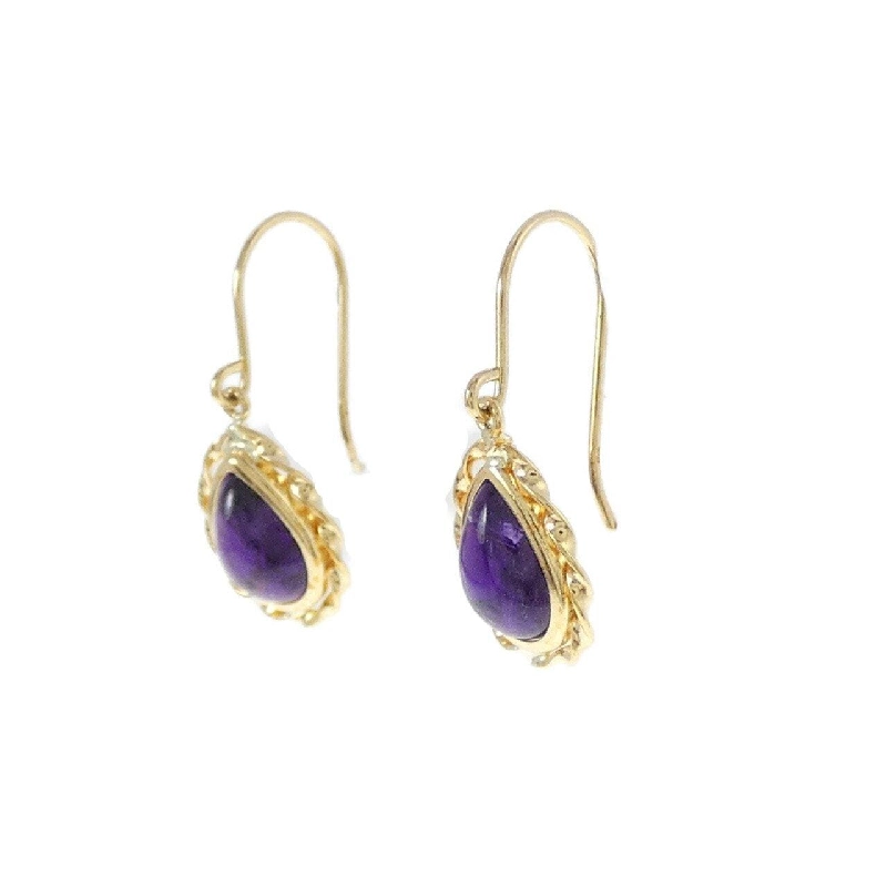 K18YG Amethyst Bông tai - Hàng hiệu Chính hãng 876695