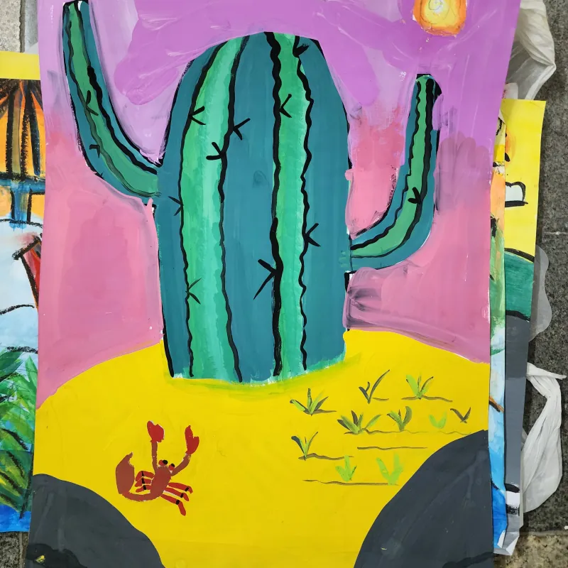 Combo 22 tranh vẽ acrylic chủ đề phong cảnh 799973