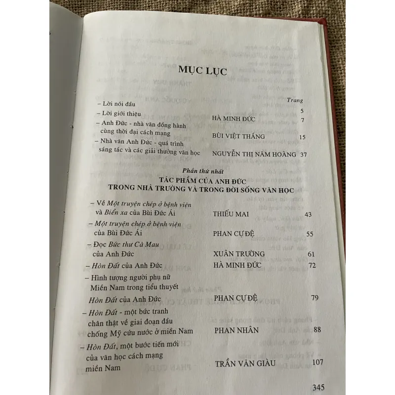 Anh Đức- tác gia và tác phẩm, 350 trang, khổ lớn  792196
